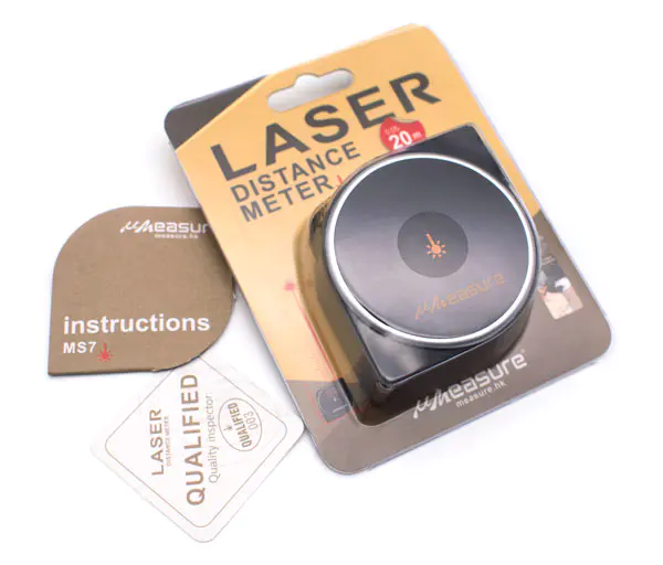 laser distance meter touch backlit for measuring