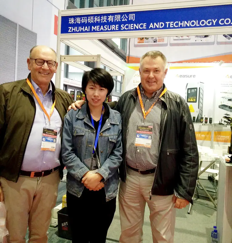 New product MS7 laser measure tape be showed in China Internationale Hardware Show