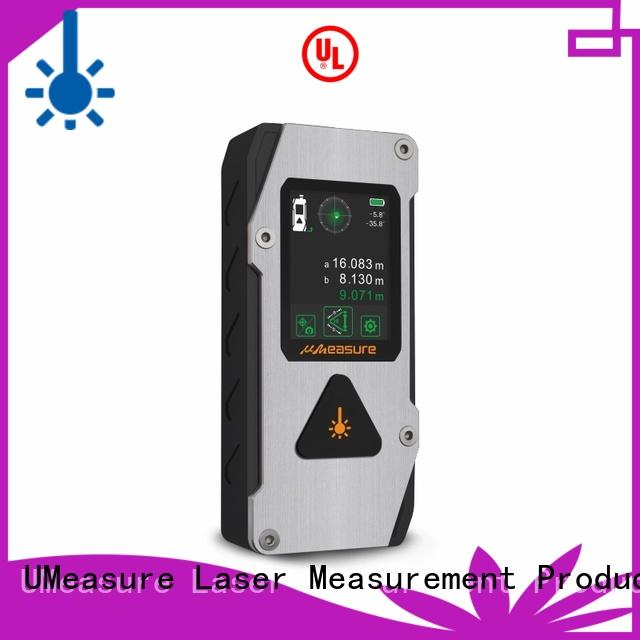 UMeasure large laser distance measuring device bluetooth for worker