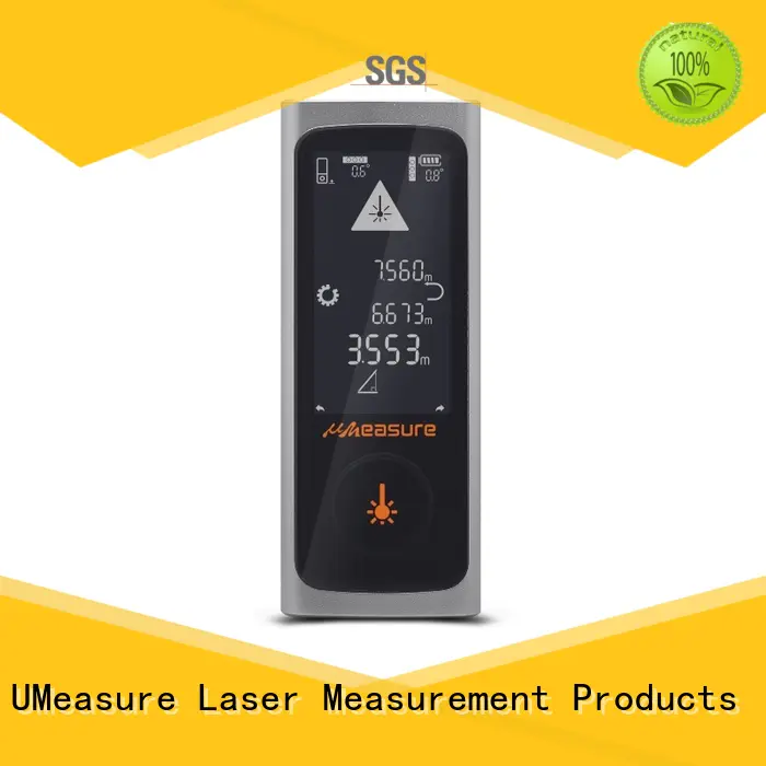 UMeasure level laser tape measure reviews display for worker