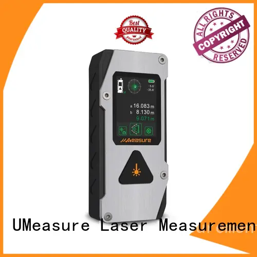 UMeasure cross laser distance measuring tool backlit for measuring