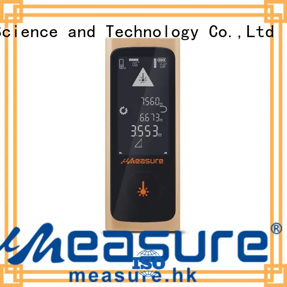 handheld Custom digital focal laser distance measurer UMeasure backlit