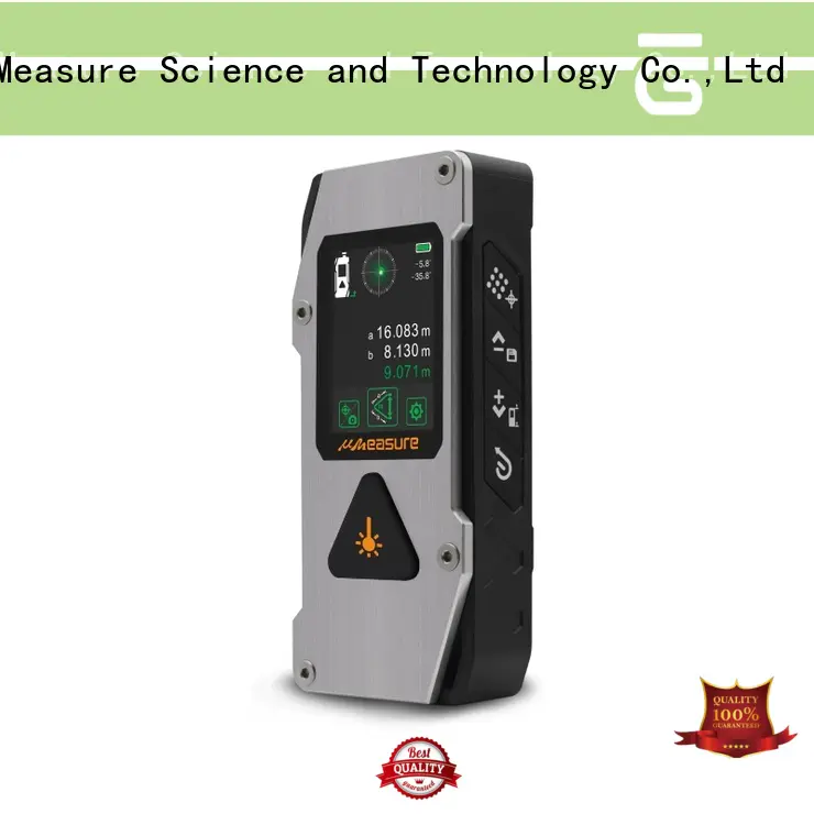 UMeasure carrying laser measuring tool display for measuring