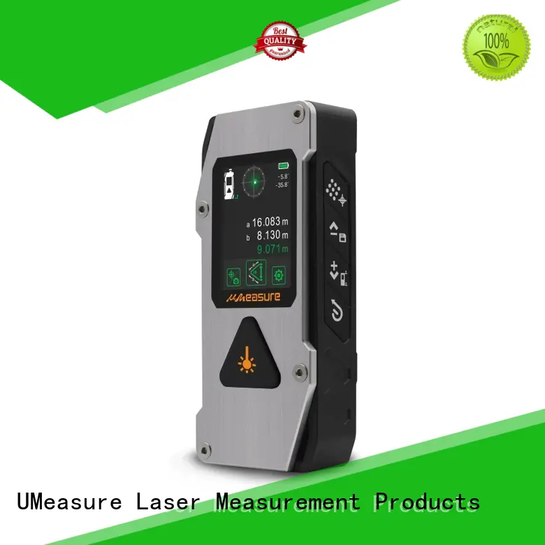 lcd laser distance meter manufacturer backlit for worker UMeasure