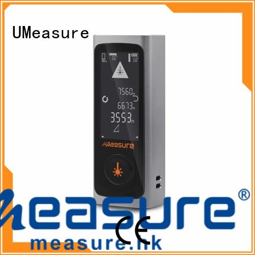 UMeasure multimode laser range meter backlit for worker
