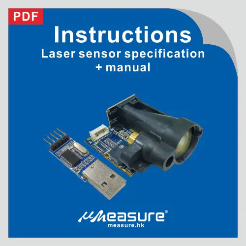 Laser sensor specification + manual