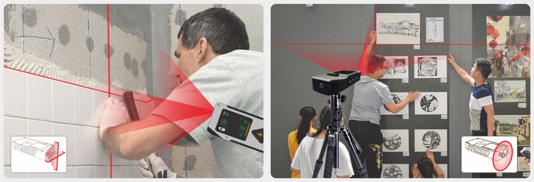 UMeasure radian laser measure tape display for worker-10