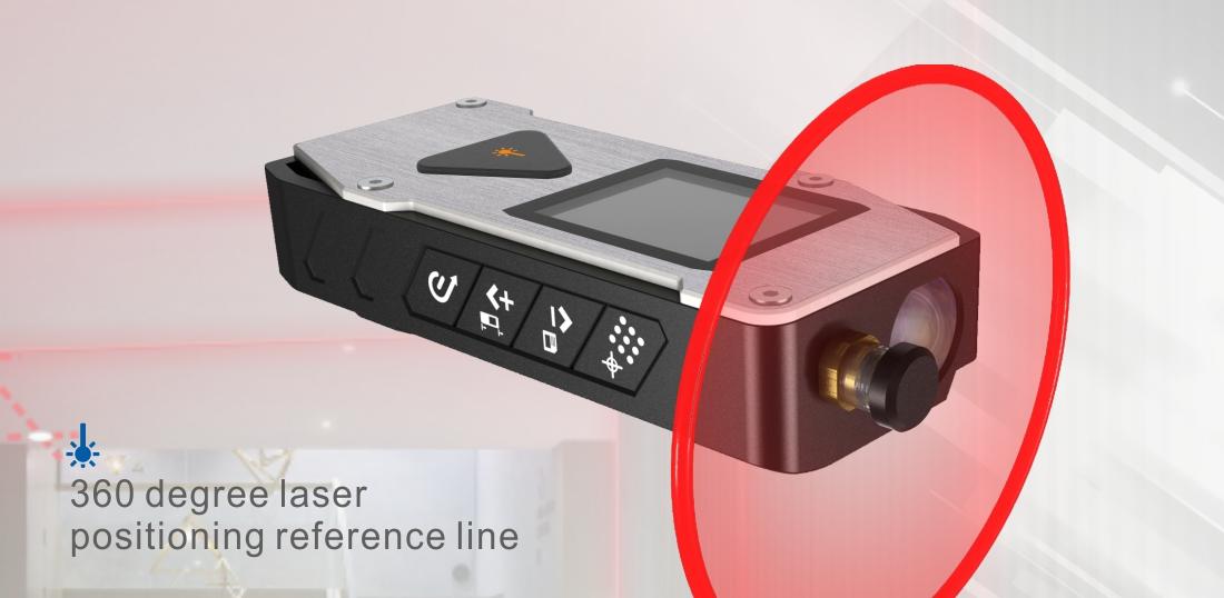 laser range meter electronic curve laser distance measurer display UMeasure Brand