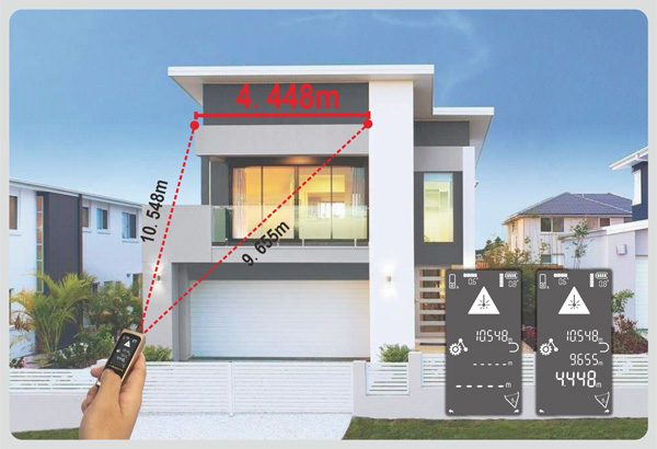 handhold high accuracy laser distance measurement backlit for sale UMeasure-20