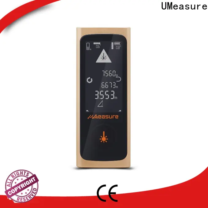 UMeasure wheel laser tape measure reviews display for wholesale