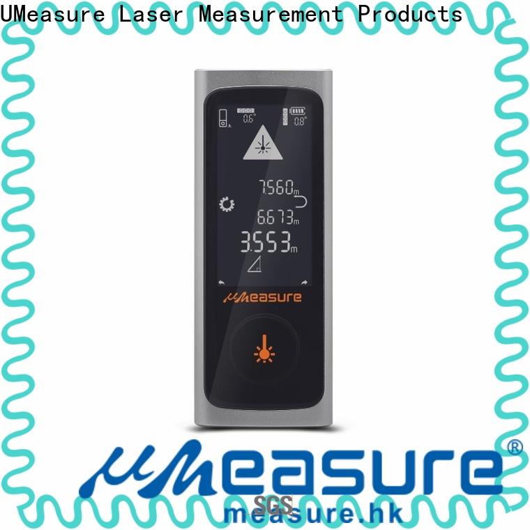 UMeasure eye-safe laser measuring devices display for measuring