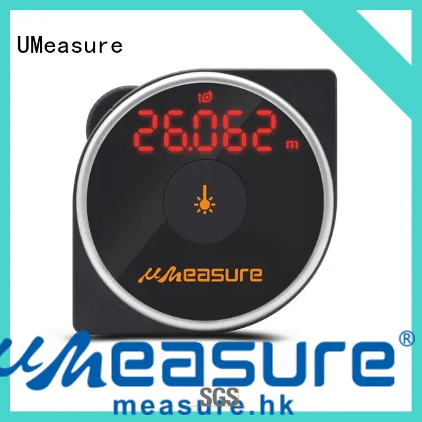 UMeasure carrying laser measuring tool distance for measuring