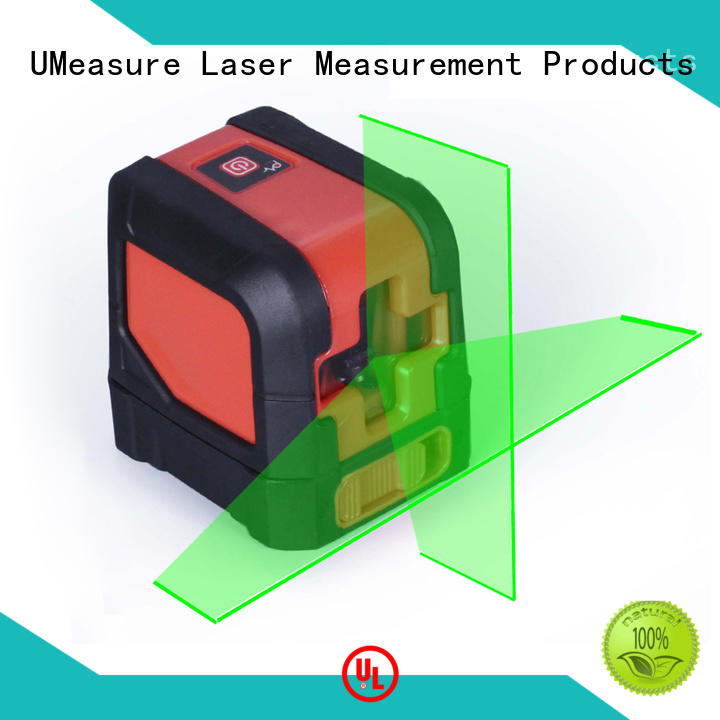 UMeasure level cross line laser level wall house measuring